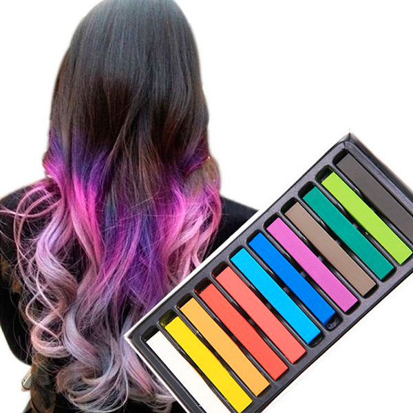 Цветные мелки для волос
